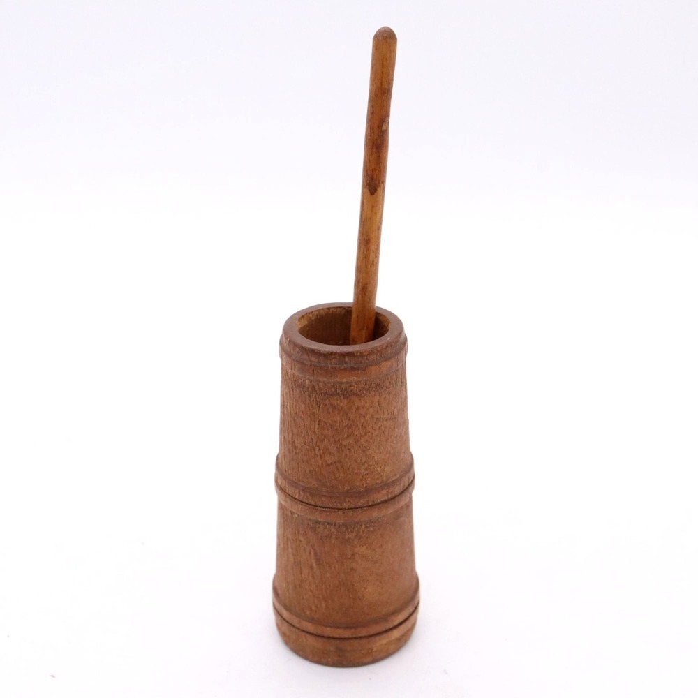 Wood Butter Churn by Turner Doll Dollhouse Accessory Vintage Buckfield Maine